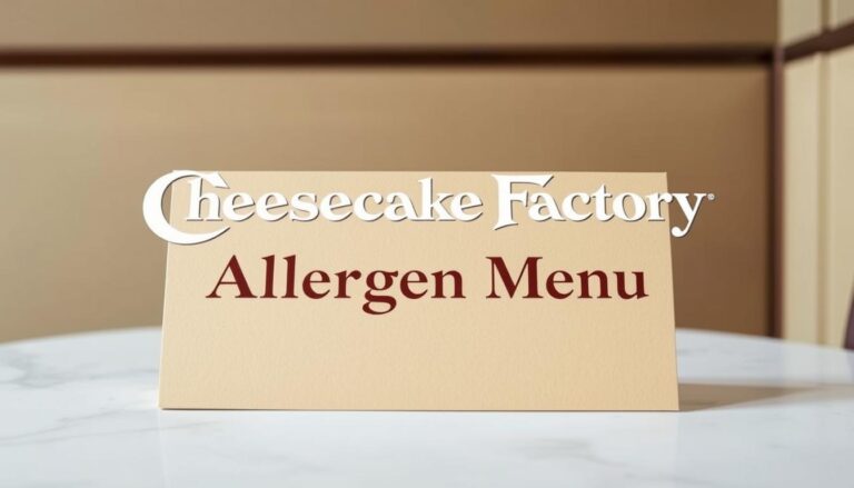 Cheesecake Factory Allergen Menu