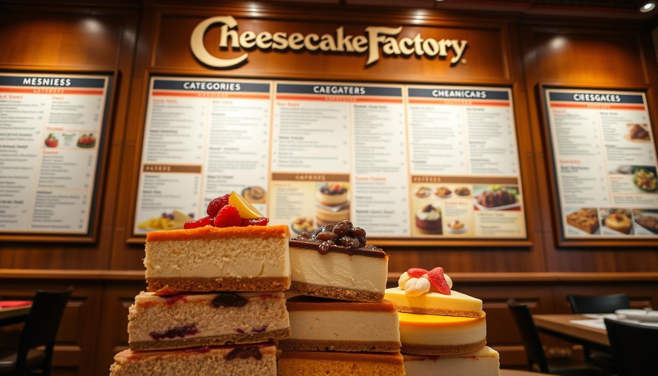 Cheesecake Factory Menu