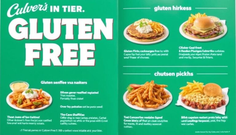culvers gluten free menu