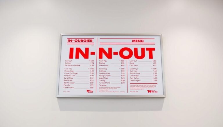 in n out calorie menu