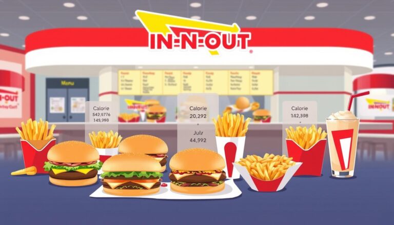 in n out menu calories