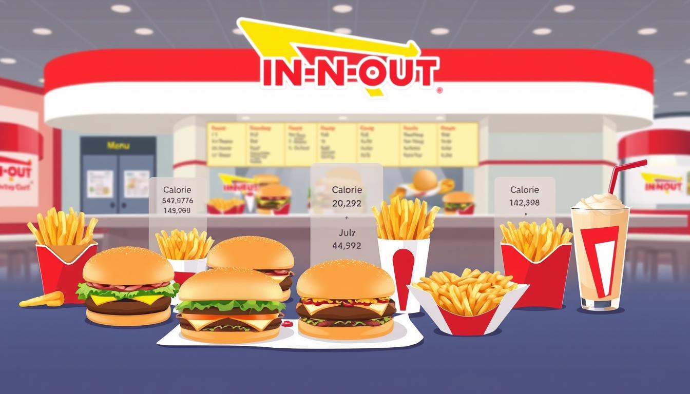 in n out menu calories