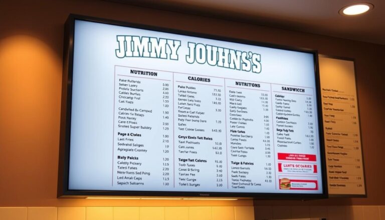 jimmy johns menu calories