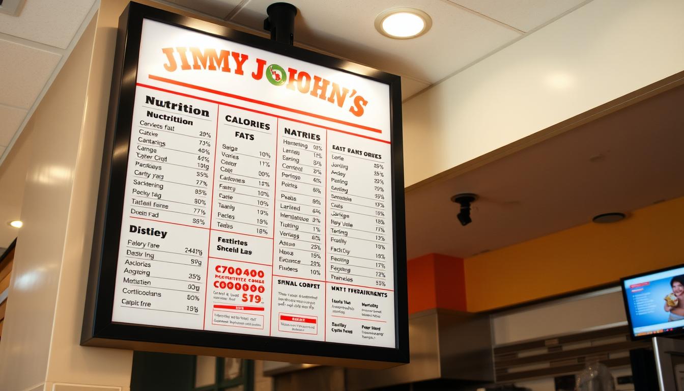 jimmy john's menu nutrition