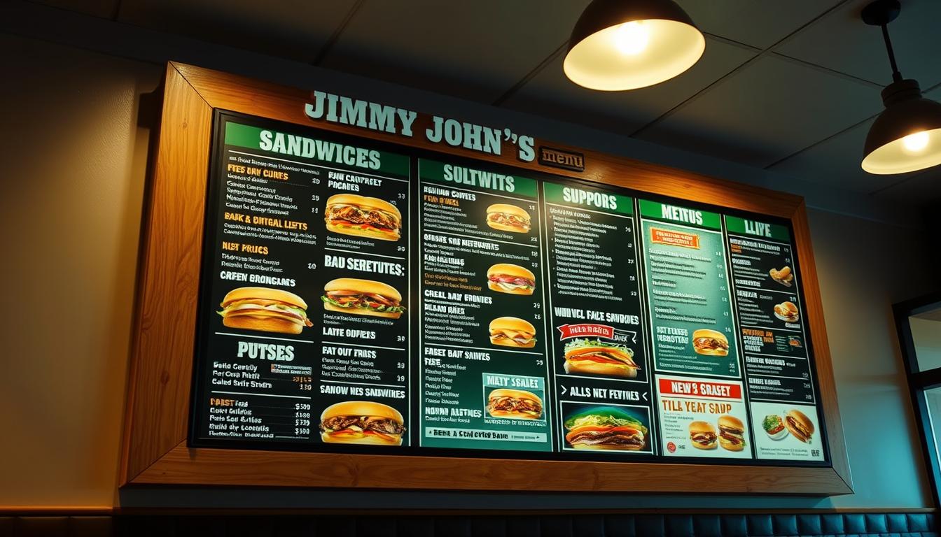 jimmy john's sandwich menu